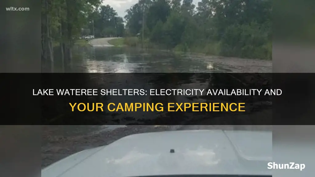 does shelter at lake wateree have electricity