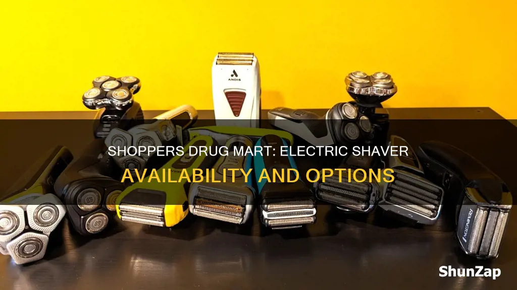 does shoppers drug mart sell electric shaver