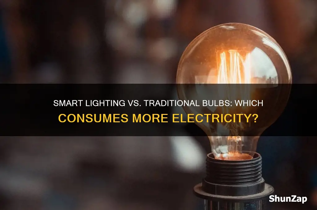 does smart lighting use more electricity