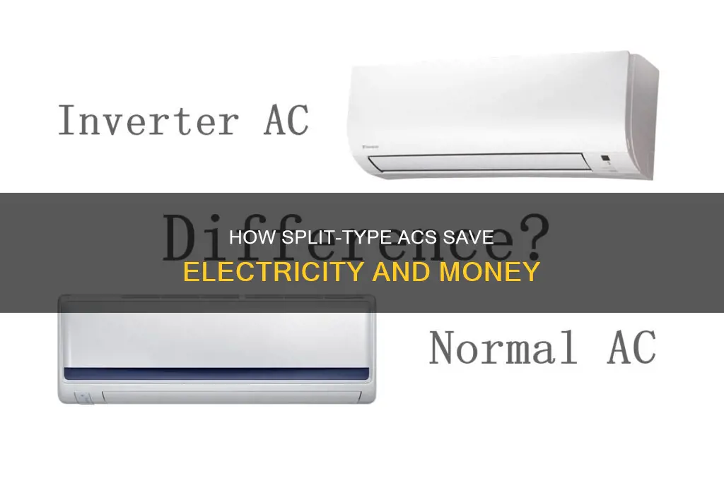does split type ac consume less electricity