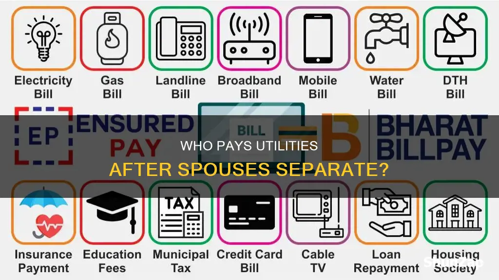 does spouse moved out still pay electric