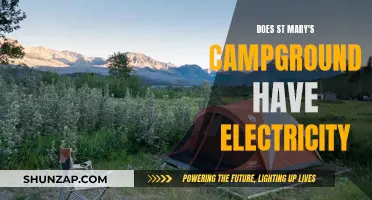 St. Mary's Campground: Electricity Availability and Your Experience