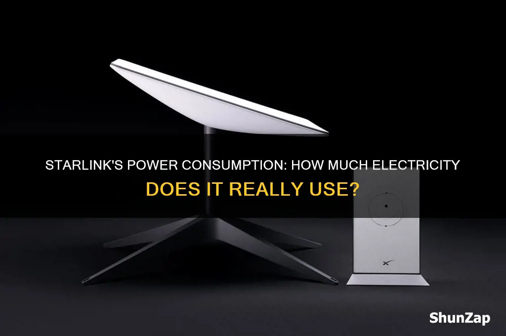 does starlink use a lot of electricity