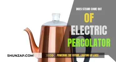 How Electric Percolators Produce Steam?