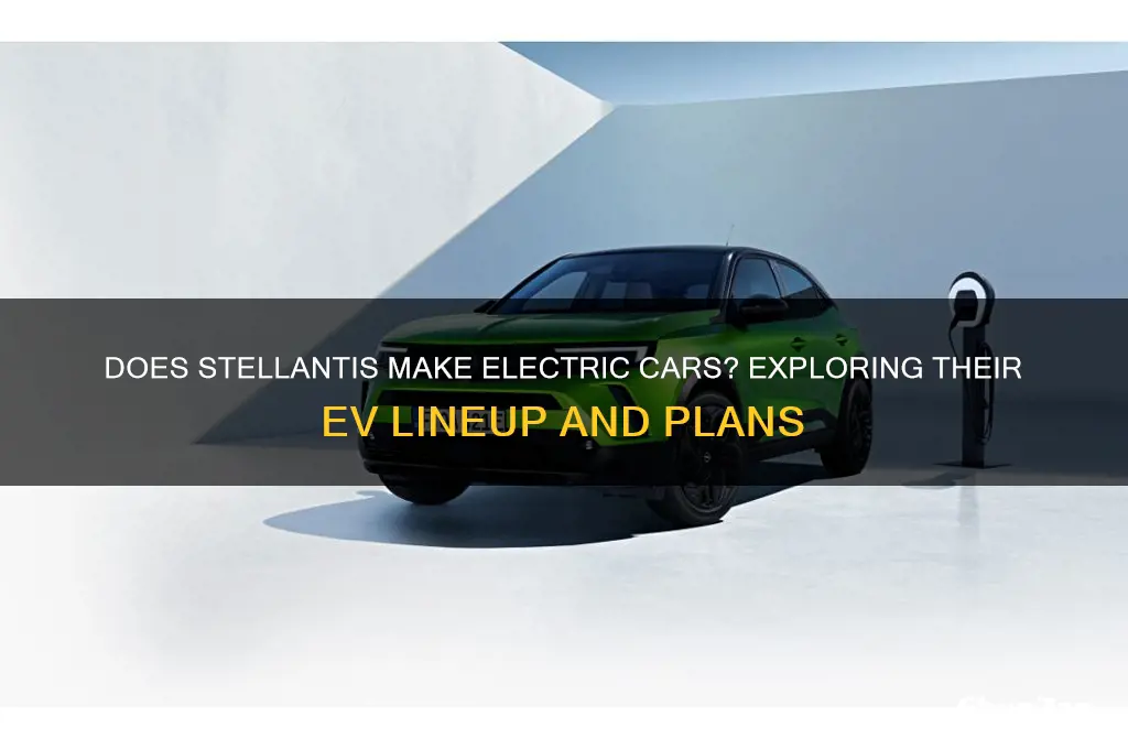 does stellantis make electric cars