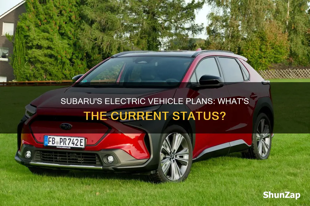 does subaru have electric vehicles