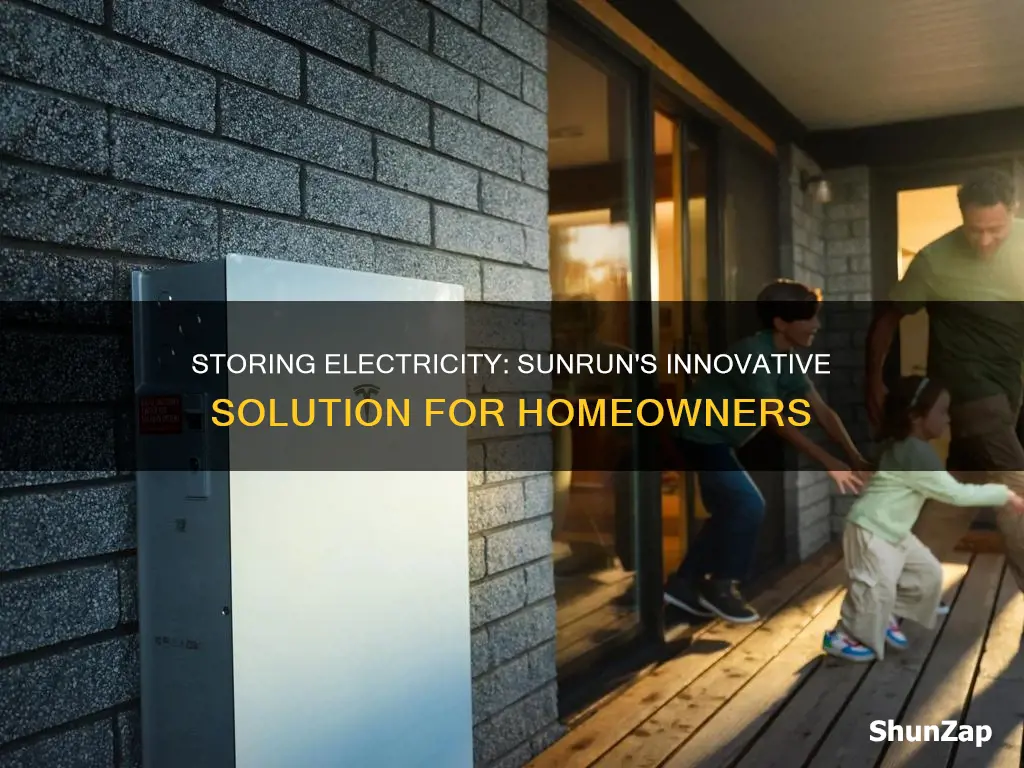 does sunrun allow you to store electricity