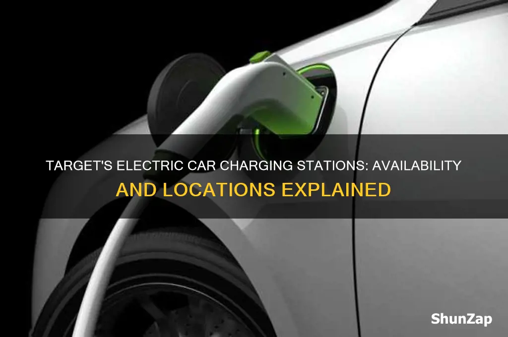 does target have electric car charging stations