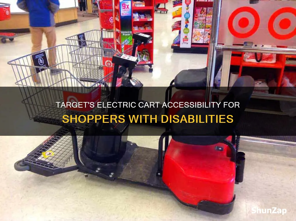 does target have electric carts for handicap