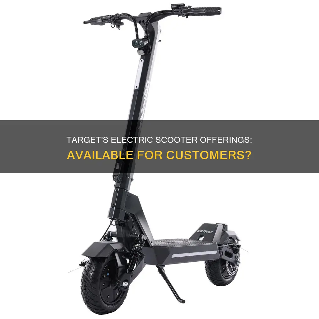 does target have electric scooters for customers