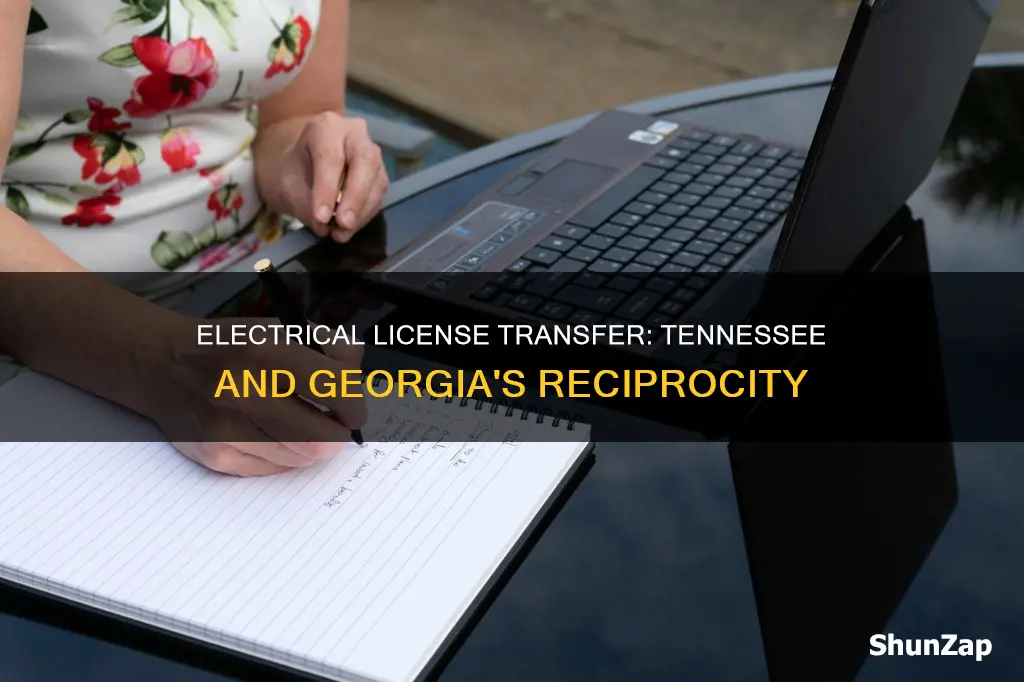 does tennessee reciprocat electrical license with georgia