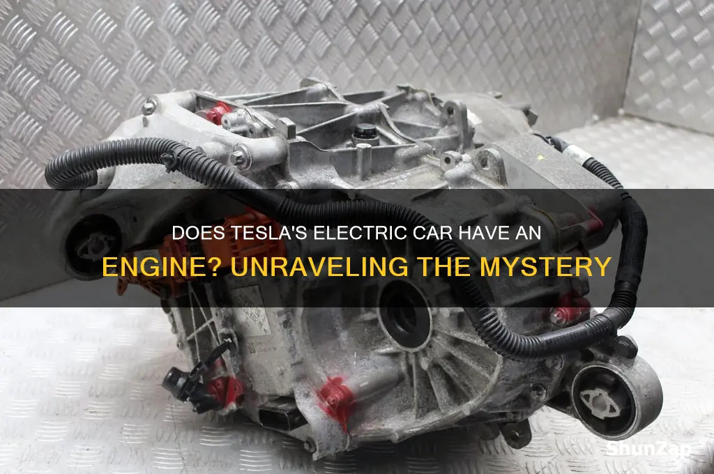 does tesla electric car have engine