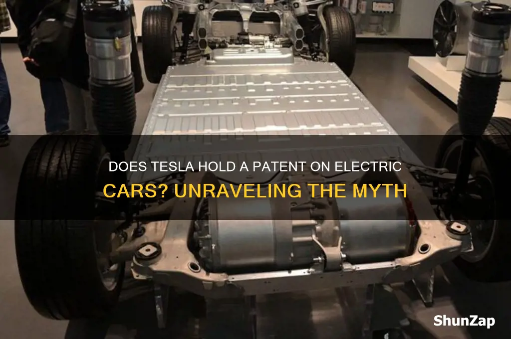 does tesla have a patent on electric cars