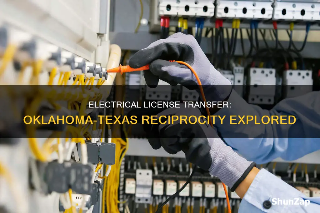 does texas electrical license reciprocate with oklahoma
