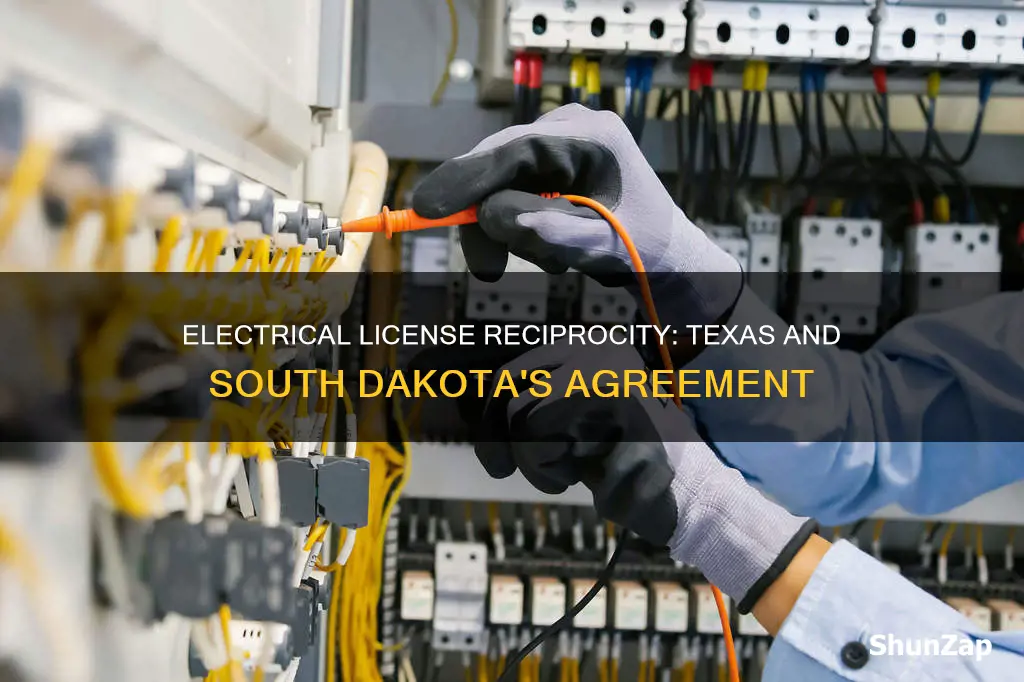 does texas electrical license reciprocate with sd