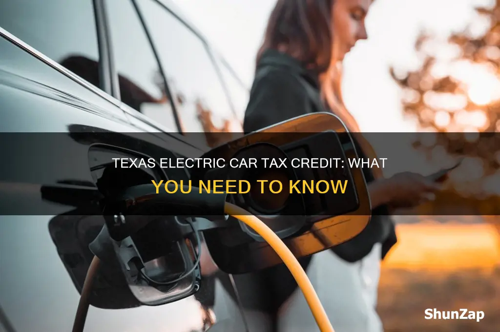 does texas have a tax credit for electric cars