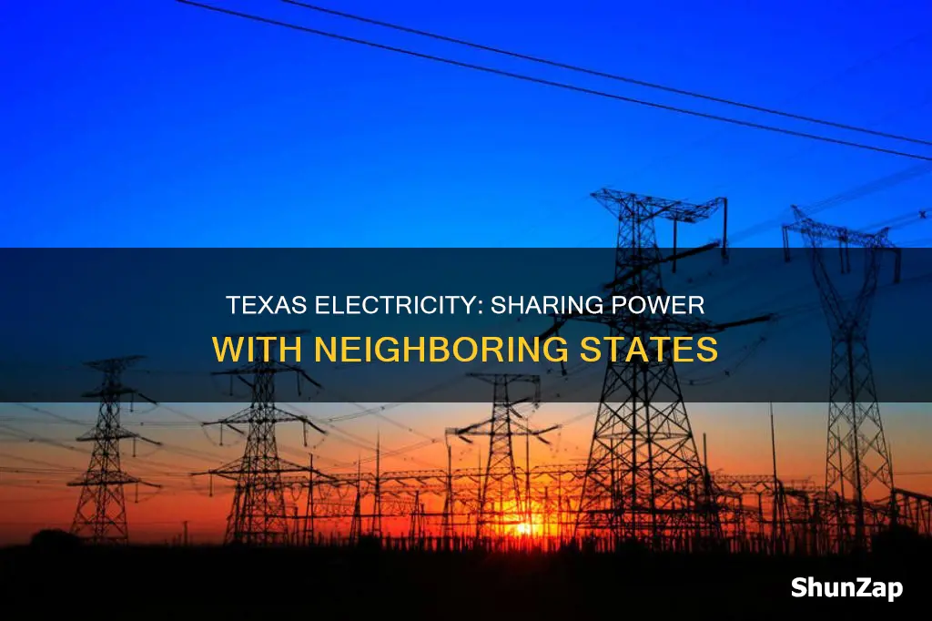 does texas share electricity with other states