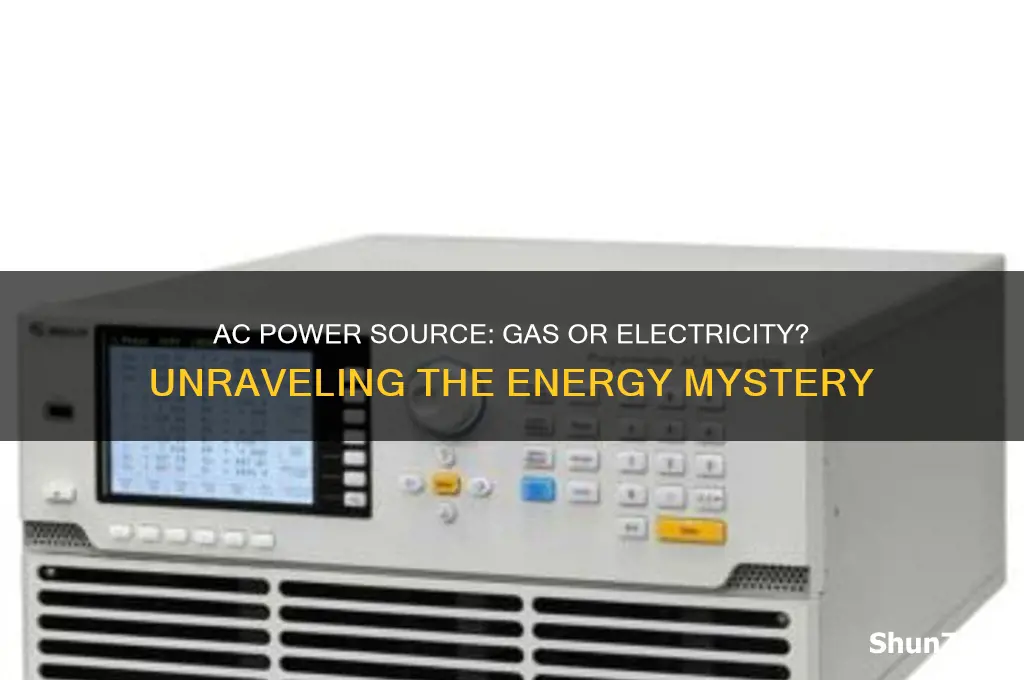 does the ac use gas or electricity