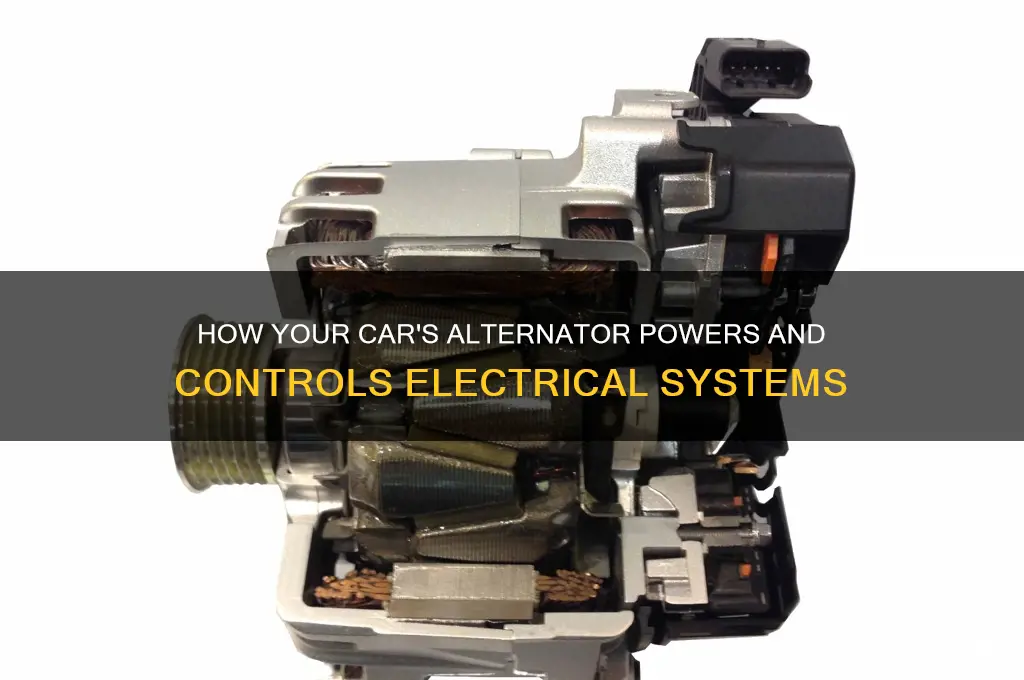 does the alternator control electrical systems inyour car