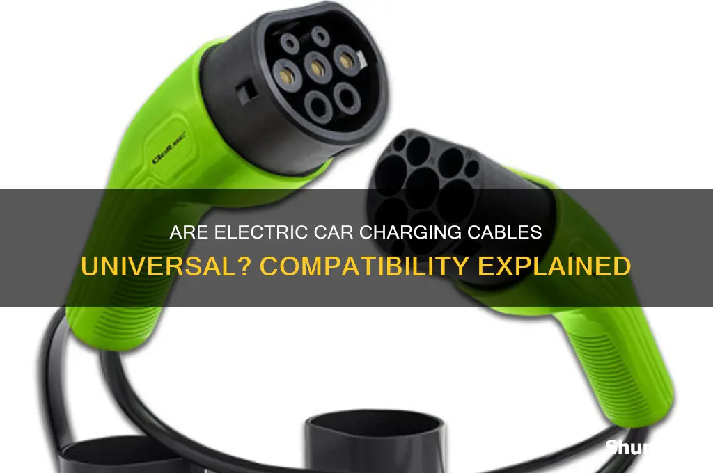 does the charging cable of electric car are universal