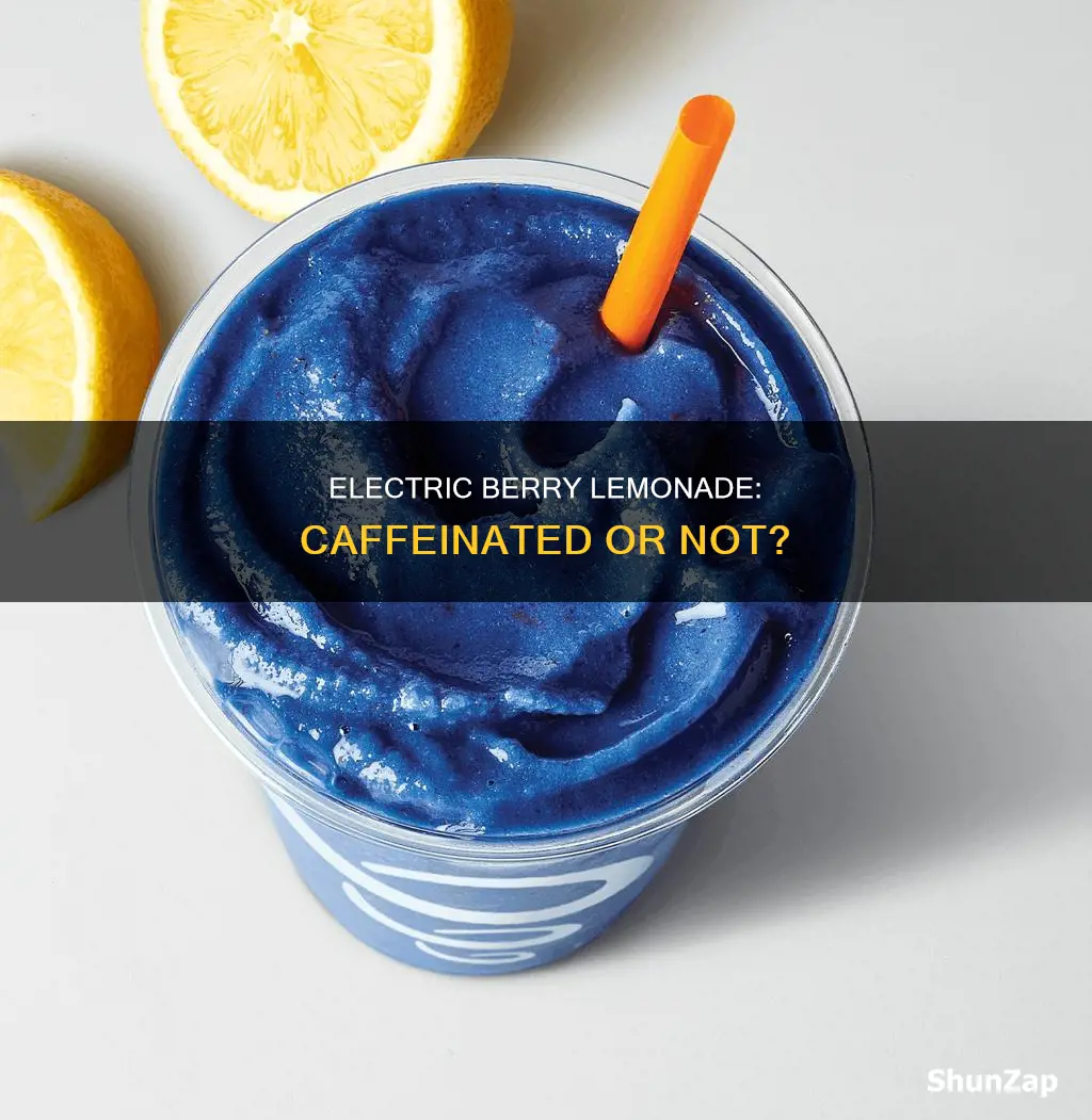does the electric berry lemonade have caffeine