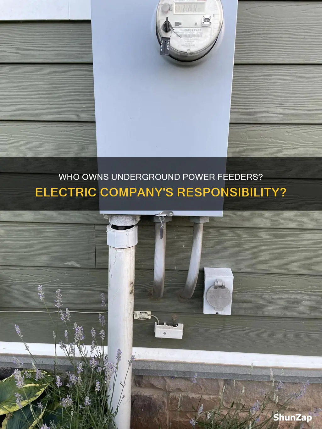 does the electric company own the underground feeders