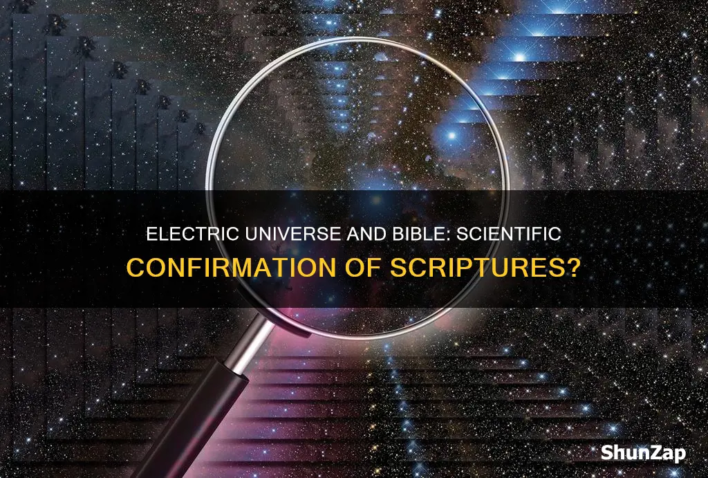 does the electric universe confirm the bible