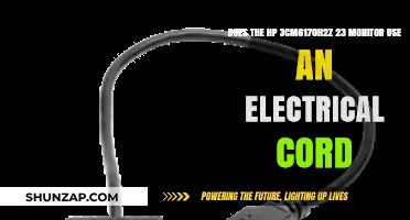 Exploring Power Options: HP 3CM6170H2Z 23-Inch Monitor's Cord Usage