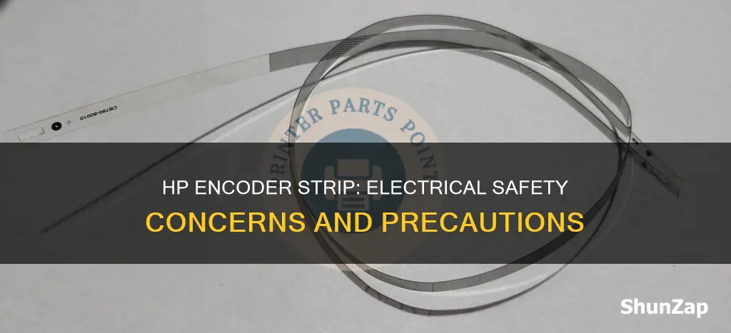 does the hp encoder strip carry electricity