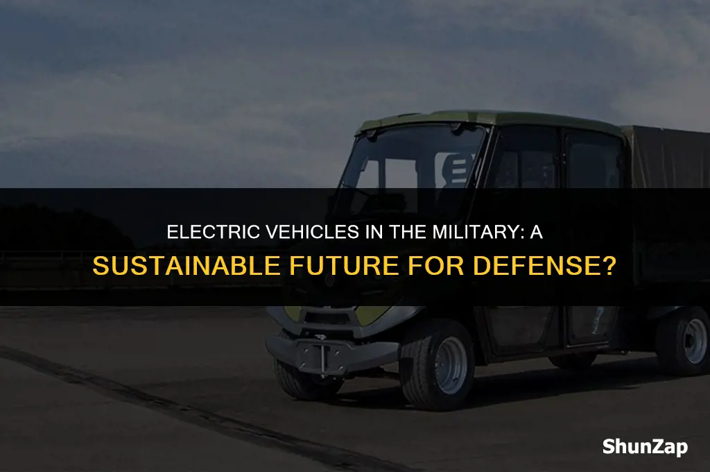 does the military use electric vehicles
