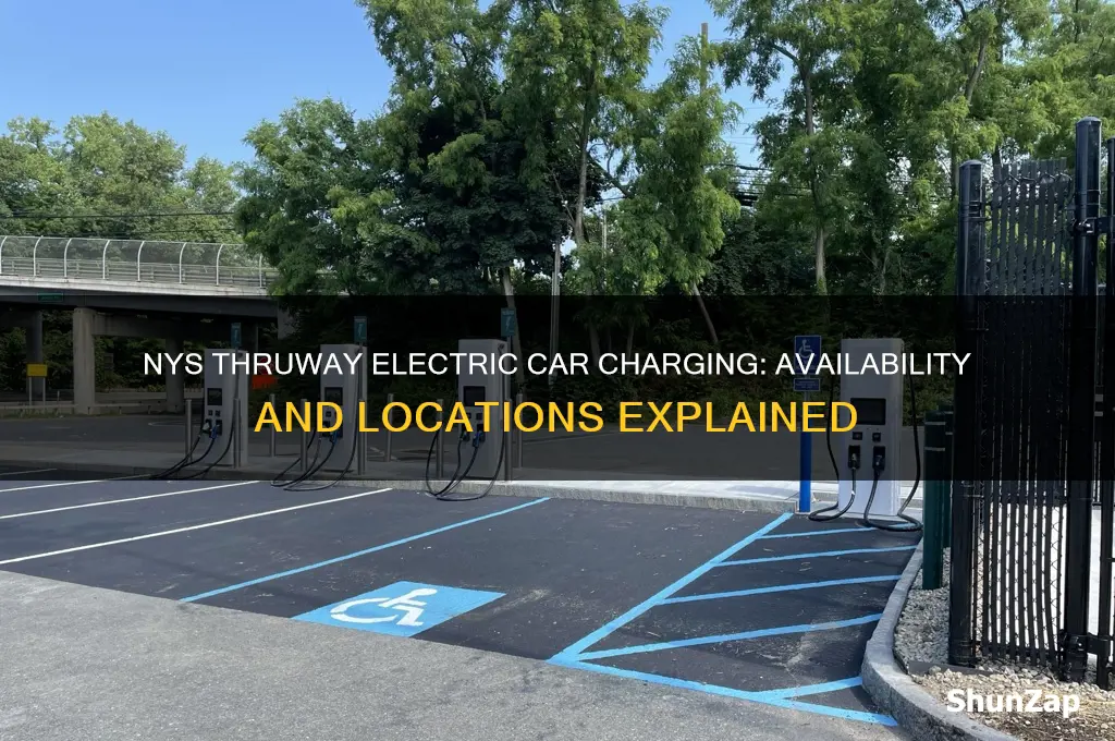 does the nys thruway have electric car charging