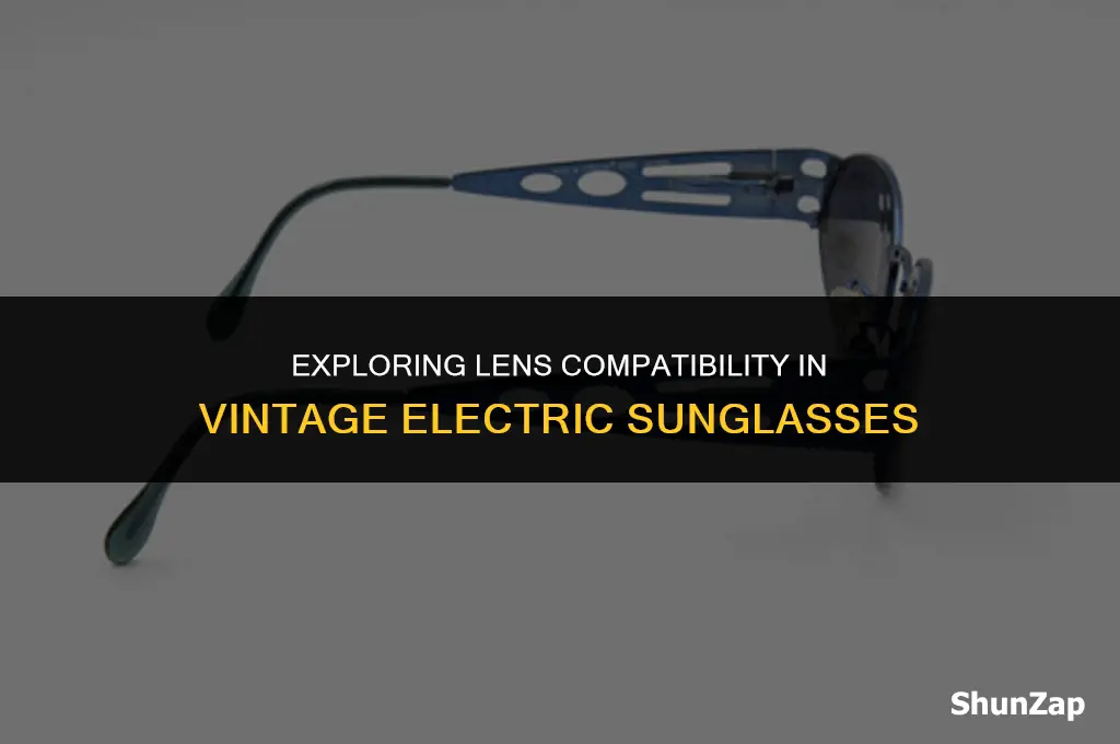 does the old electric sunglasses use the same lenses
