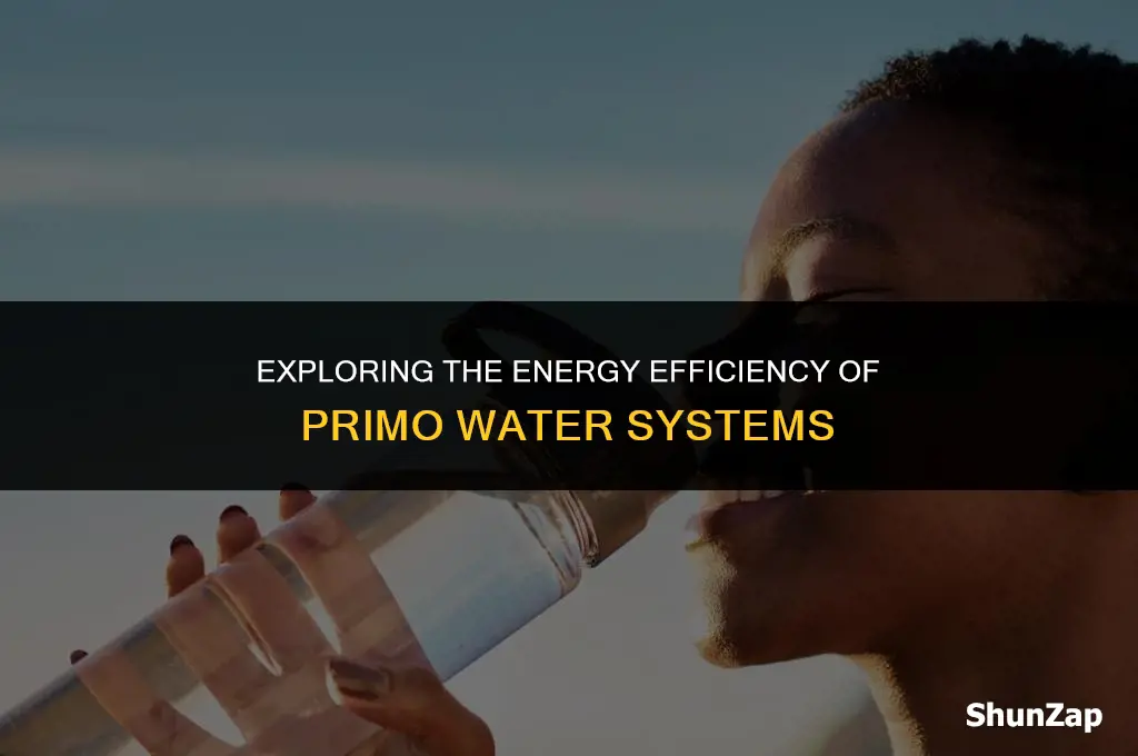 does the primo water system use a lot of electricity