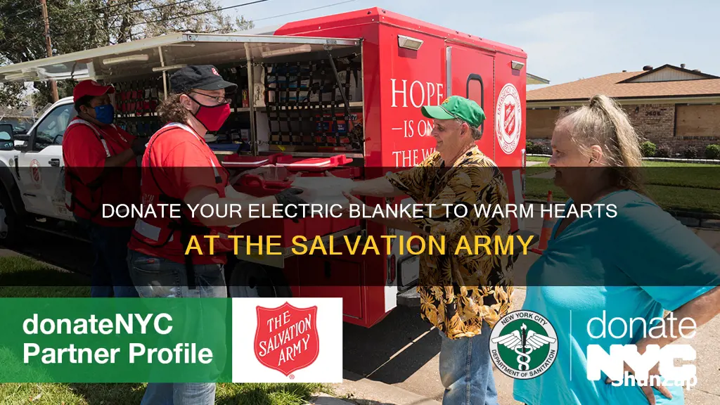 does the salvation army accept electric blankets