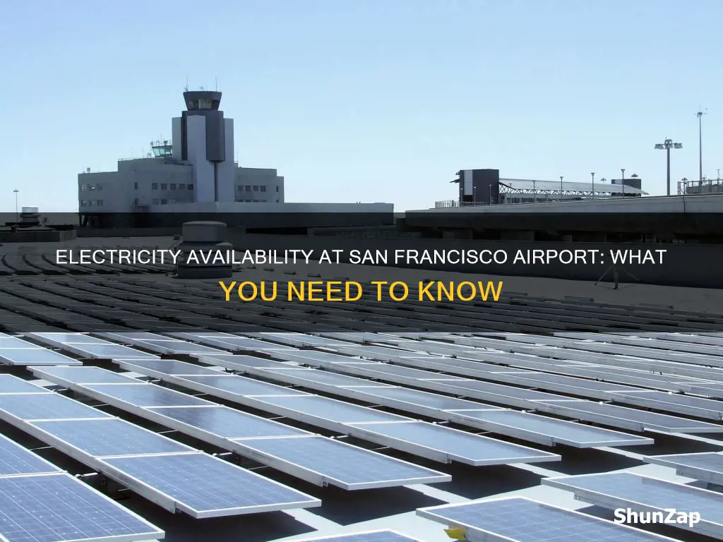 does the san francisco airport have electricity