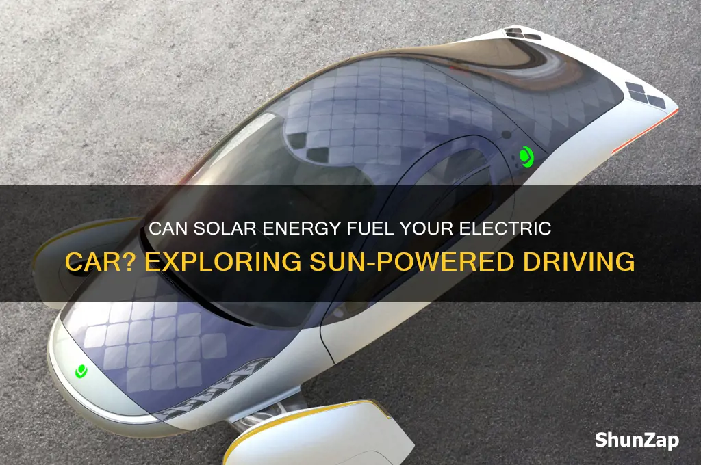 does the sun power an electric car