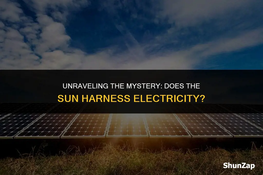 does the sun use electricity