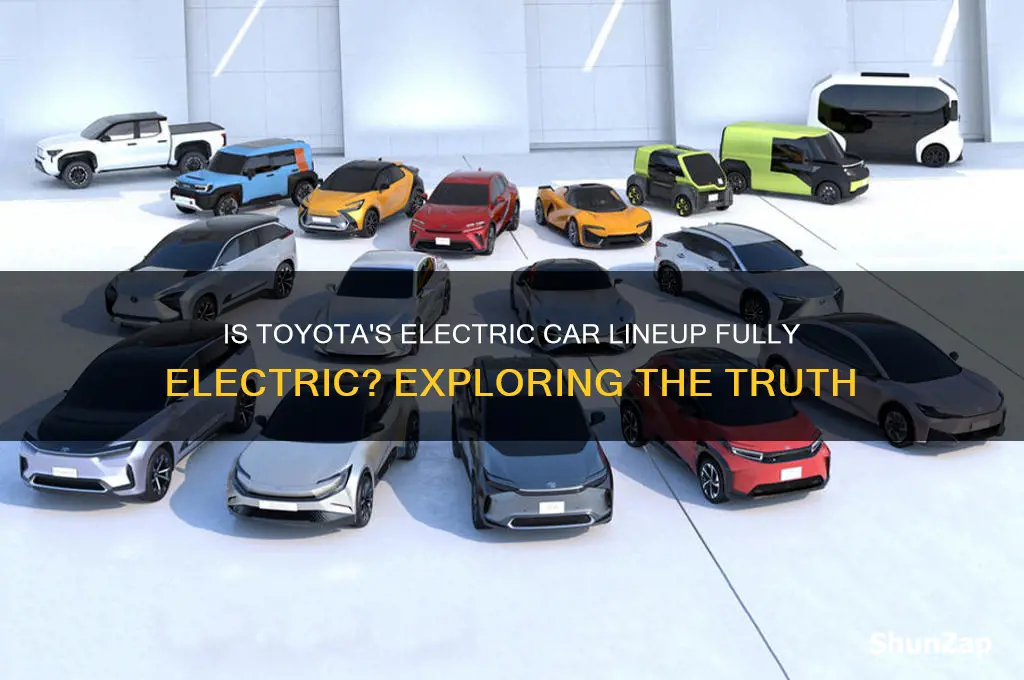 does toyota build a total electric car