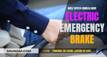 Toyota Corolla's Electric Emergency Brake: How Does it Work?