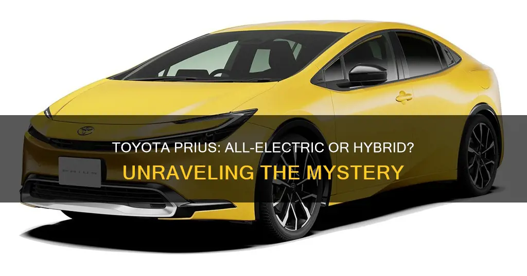 does toyota prius register as all electric vehicle