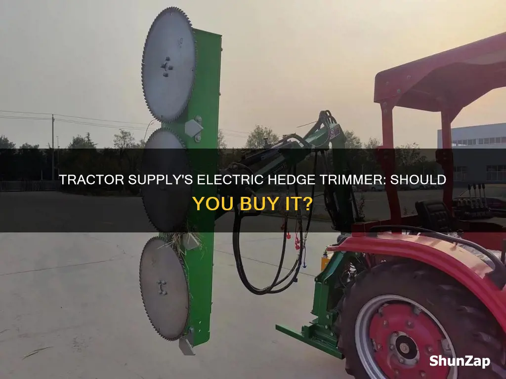 does tractor supply sell electric hedge trimmer