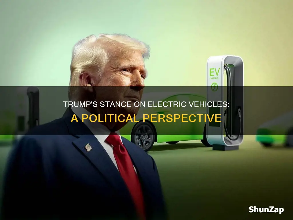 does trump like electric vehicles