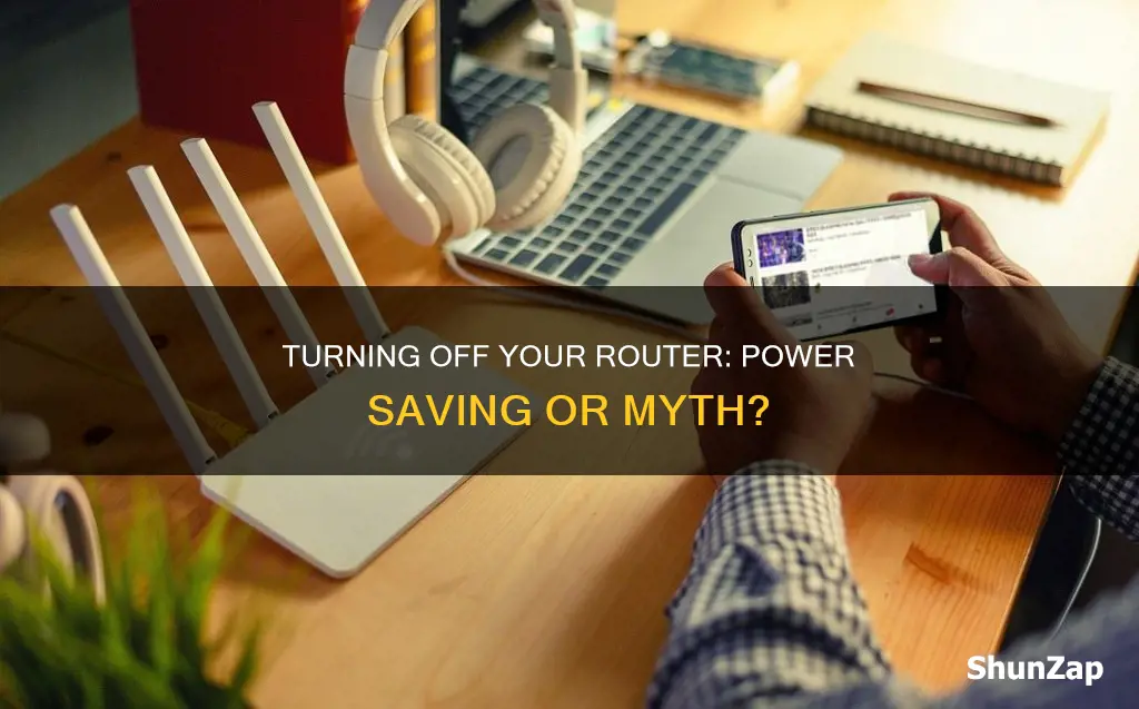 does turning off your router save electricity