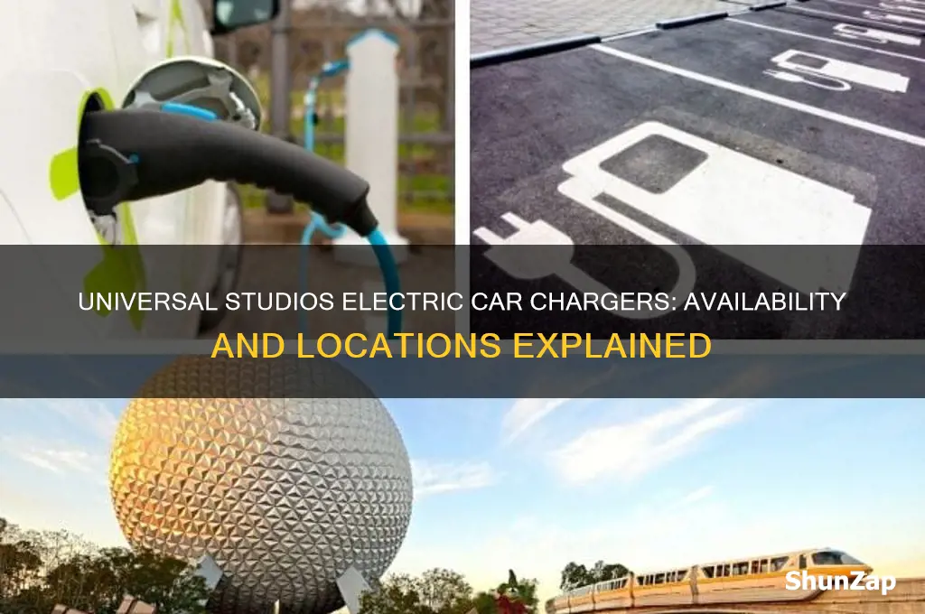 does universal studios have electric car chargers