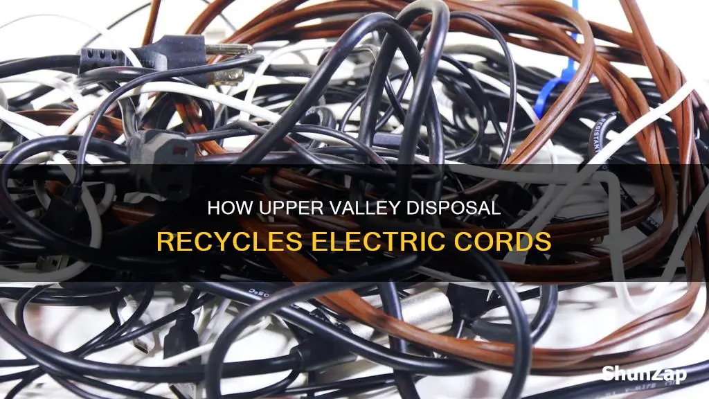 does upper valley dispoal recycle electric cords