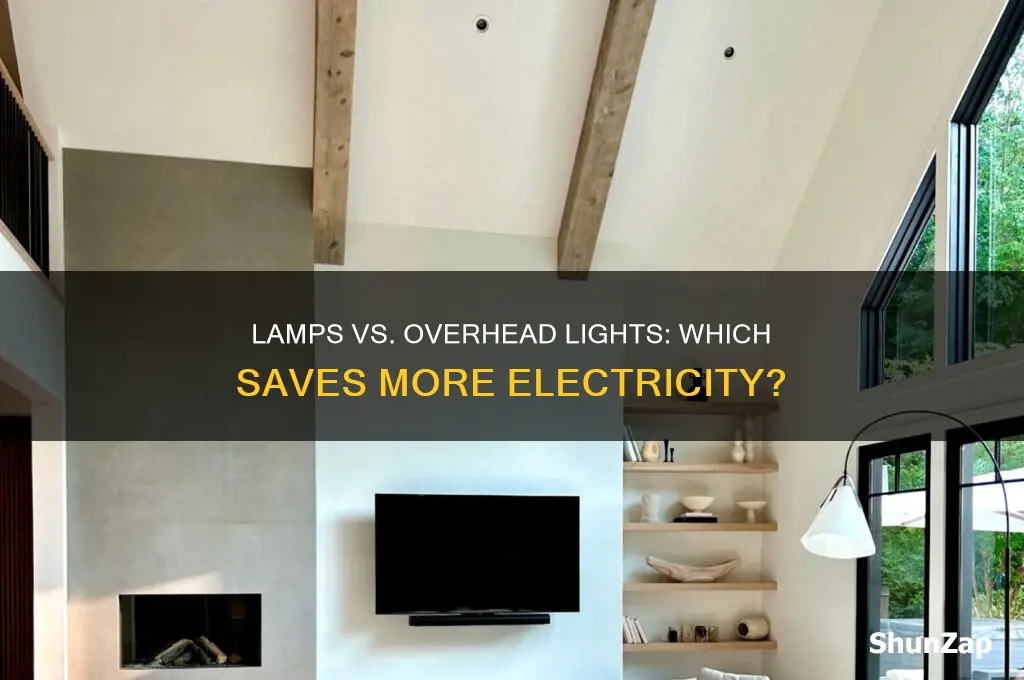 does using lamps save electricity