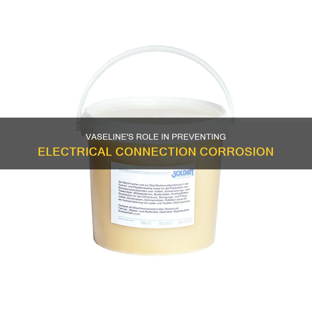 does vaseline prevent corrosion on electrical connections