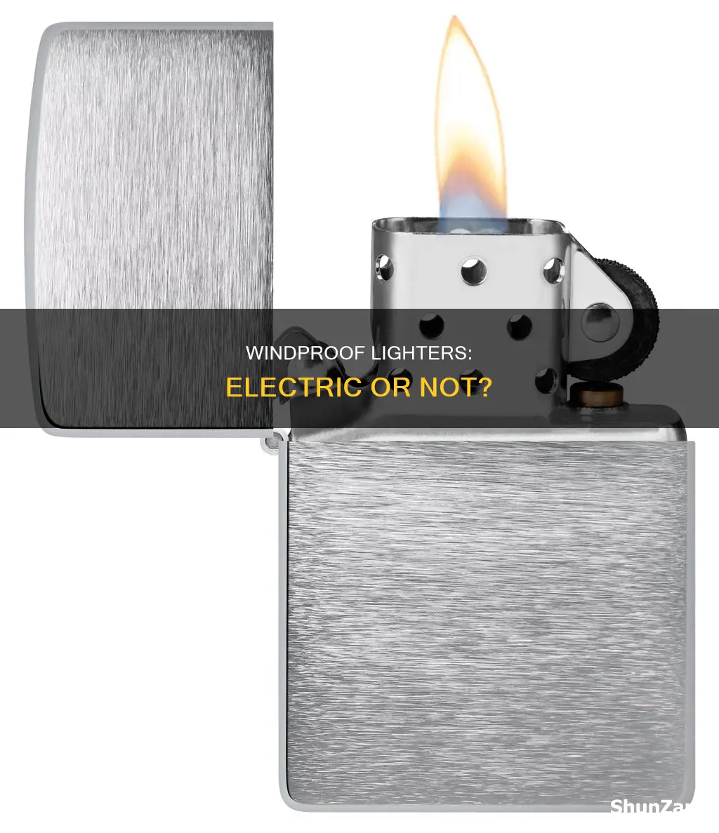 does windproof lighter mean electric