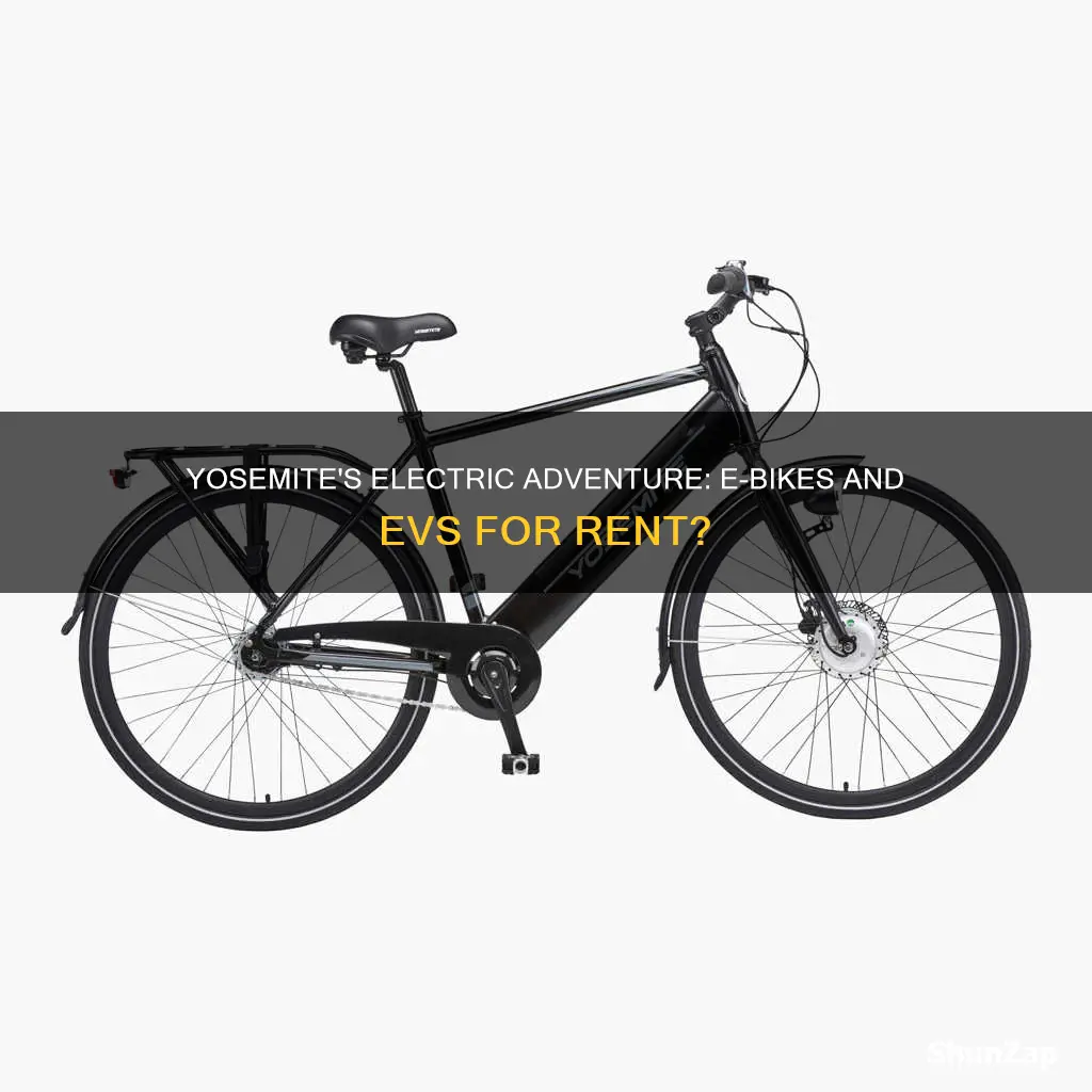 does yosemite rent out e-bikes or electric vehicles