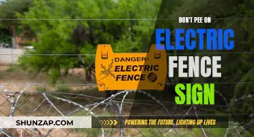 Electric Fence Shock: A Sign to Heed